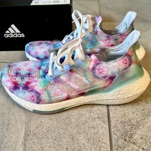 Adidas tie dye shoes ultra boost 21’